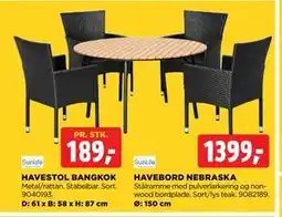 jem & fix HAVESTOL BANGKOK tilbud