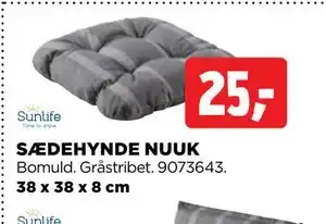 jem & fix SÆDEHYNDE NUUK tilbud
