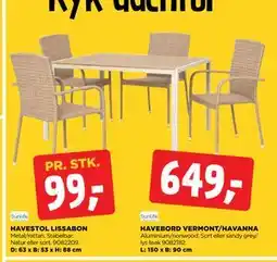 jem & fix HAVESTOL LISSABON tilbud