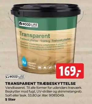 jem & fix TRANSPARENT TRÆBESKYTTELSE tilbud