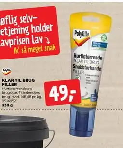 jem & fix KLAR TIL BRUG FILLER tilbud