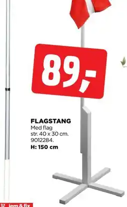 jem & fix FLAGSTANG tilbud