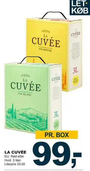 Let-Køb LA CUVÉE tilbud