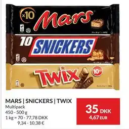 Nielsen's Discount MARS | SNICKERS | TWIX tilbud