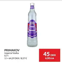 Nielsen's Discount PRIMAKOV tilbud