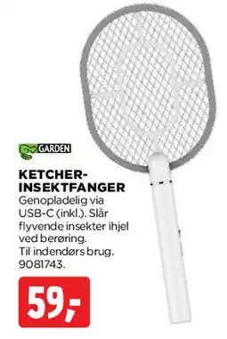 jem & fix Ketcher - Insektnet (genopladelig) tilbud