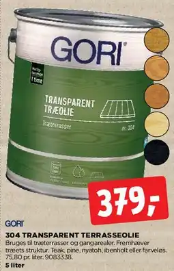 jem & fix 304 Transparent Træolie / Terrasseolie tilbud
