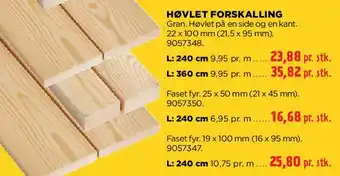 jem & fix HØVLET FORSKALLING tilbud