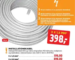 jem & fix Installationskabel tilbud