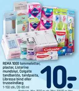 REMA 1000 REMA 1000 lommetter, plaster og personlig pleje tilbud