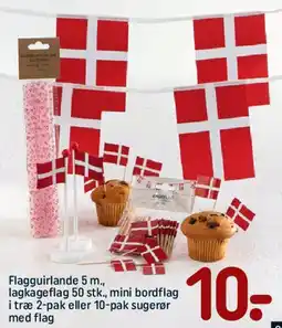 REMA 1000 Flagguirlande / små flag tilbud