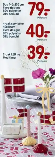 REMA 1000 Dug 140x250 cm tilbud