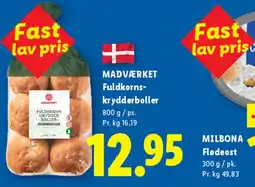 Lidl Milbona Gouda eller Tilsiter i skiver tilbud