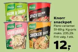 SuperBrugsen Knorr Snackpot tilbud
