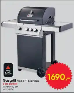 BigDollar Gasgrill med 3+1 brændere tilbud