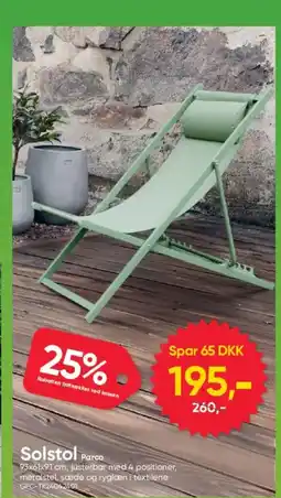 BigDollar Solstol Parco tilbud