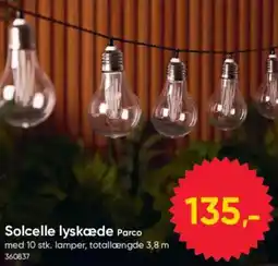 BigDollar Solcelle lyskæde Parco tilbud