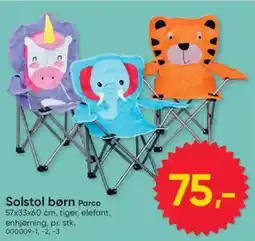 BigDollar Solstol børn Parco tilbud