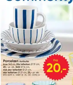BigDollar Porcelæn Kotikulta tilbud
