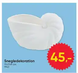 BigDollar Snegledekoration tilbud