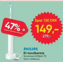 BigDollar PHILIPS El-tandbørste tilbud