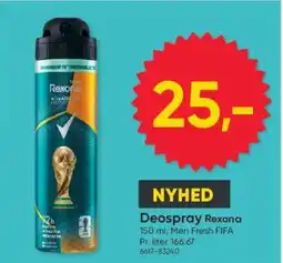 BigDollar NYHED Deospray Rexona tilbud