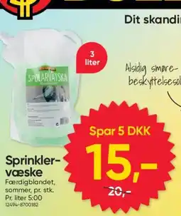 BigDollar Sprinkler- væske tilbud