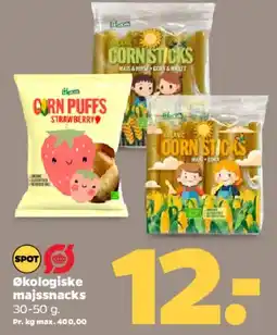 Netto Corn puffs / Cornsticks (økologisk) tilbud