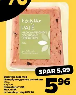 Netto Egelykke paté tilbud