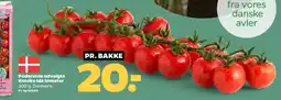 Netto Pedersens udvalgte danske tomater (på bakke) tilbud