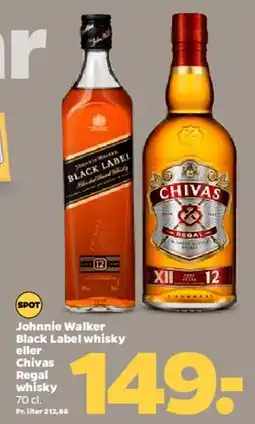 Netto Johnnie Walker Black Label eller Chivas Regal whisky tilbud