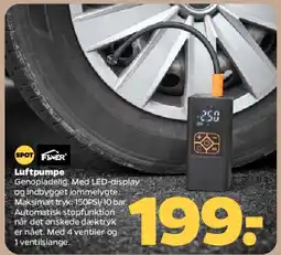Netto Luftpumpe (genopladelig) tilbud