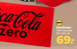 Netto Coca-Cola Zero håndklæde tilbud