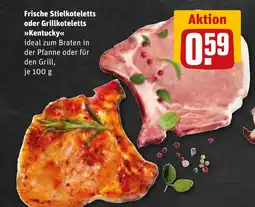 REWE DE Frische stielkoteletts oder grillkoteletts kentucky tilbud
