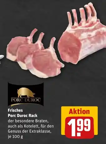 REWE DE Frisches porc duroc rack tilbud