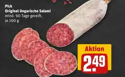 REWE DE Pick original ungarische salami tilbud