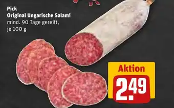 REWE DE Pick original ungarische salami tilbud