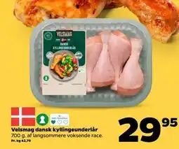 Netto Velsmag dansk kyllingeunderlår tilbud