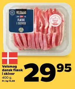 Netto Velsmag dansk flæsk i skiver tilbud