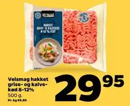 Netto Velsmag hakket grise- og kalvekød 8-12% tilbud