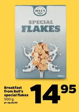 Netto Breakfast from Bell's special flakes tilbud