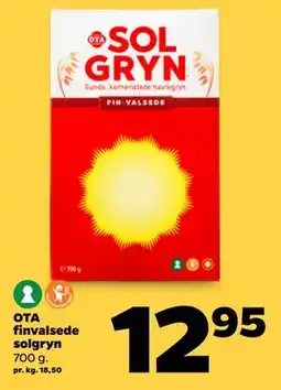 Netto OTA finvalsede solgryn tilbud