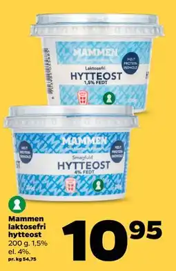 Netto Mammen laktosefri hytteost tilbud