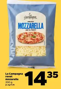 Netto La Campagna revet mozarella tilbud