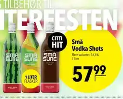 Citti Små Vodka Shots tilbud
