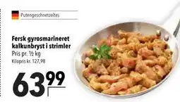 Citti Fersk gyrosmarineret kalkunbryst i strimler tilbud