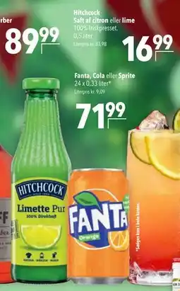 Citti Hitchcock Saft af citron eller lime tilbud