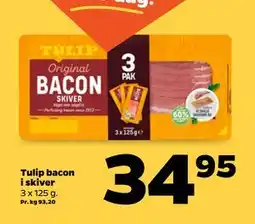 Netto Tulip bacon i skiver tilbud