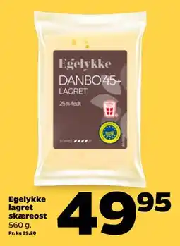 Netto Egelykke lagret skæreost tilbud