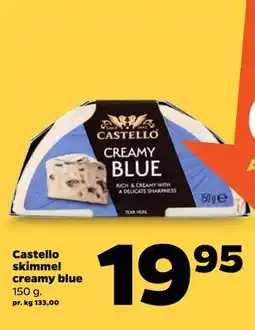 Netto Castello skimmel creamy blue tilbud
